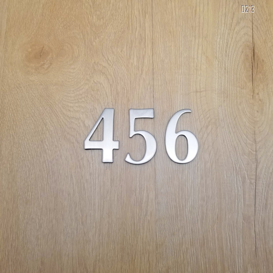 Self 1.4 Inch Mailbox Numbers 0-9,  Number Stickers for House/Apartment/Floor,  304 Stainless Steel