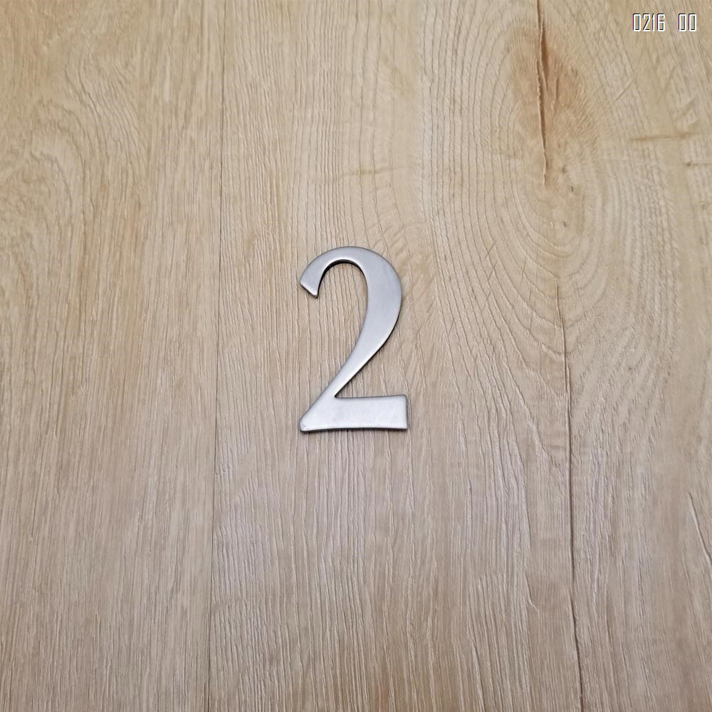 self adhesive house  number 2,1.4 inch Mailbox Numbers,304 Stainless Steel