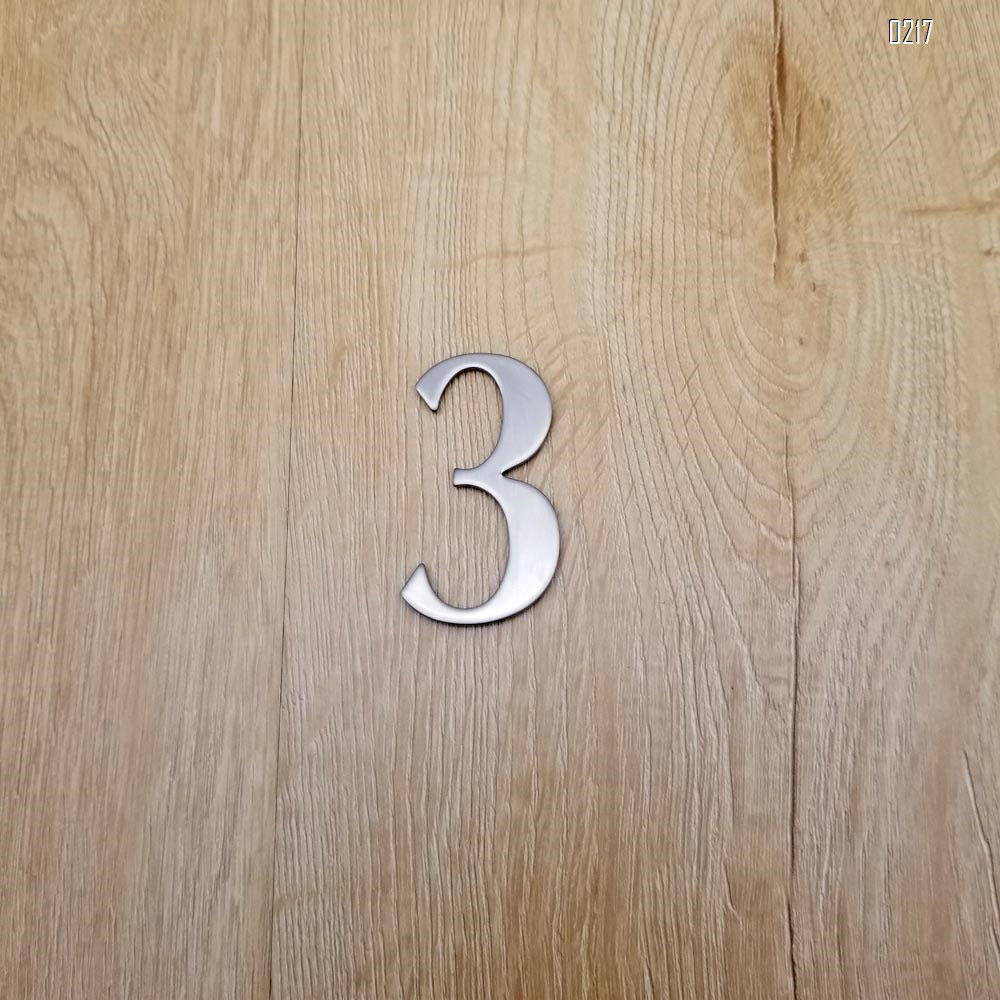 self adhesive house  number 3,1.4 inch Mailbox Numbers,304 Stainless Steel