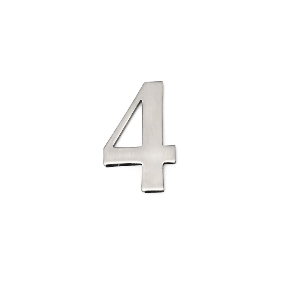 self adhesive house  number 4,1.4 inch Mailbox Numbers,304 Stainless Steel
