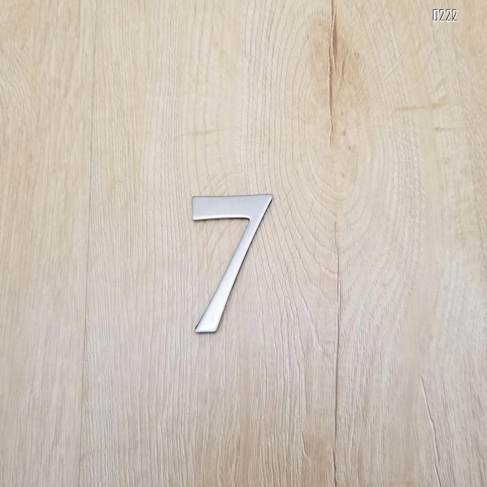 self adhesive house  number 7,1.4 inch Mailbox Numbers,304 Stainless Steel