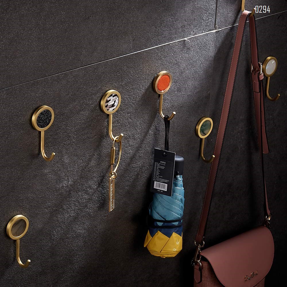 Nordic Decorative Hooks/ Pearl Shells Brass Wall Hooks/ Coat Hooks/ Bathroom Kitchen Towel Hooks/ Hat Hangers Bag Hooks/ Decorative Hooks Black