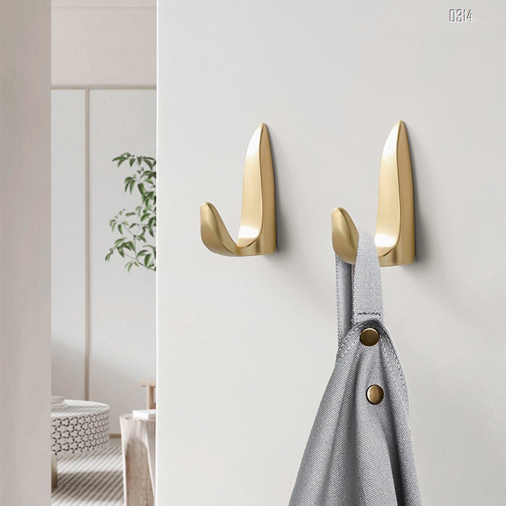 Black New high-end simple single coat hook Nordic Light luxury gold kitchen bathroom hook fitting room hook