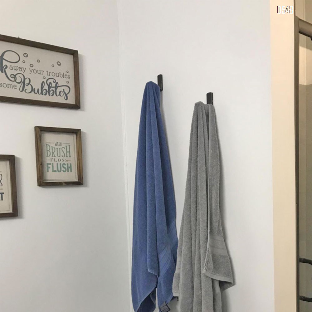 Bathroom Single Towel Wall Hook Oil Rubbed Bronze Bathrobe Coat Hanger Premium Brass Hand Towel Holder Organizer Heavy Duty Kitchen Lavatory Closet Hat Handbage Hanging Rack