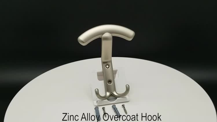 Screw Fix  overcoat coat hook European coat hook zinc alloy coat hook